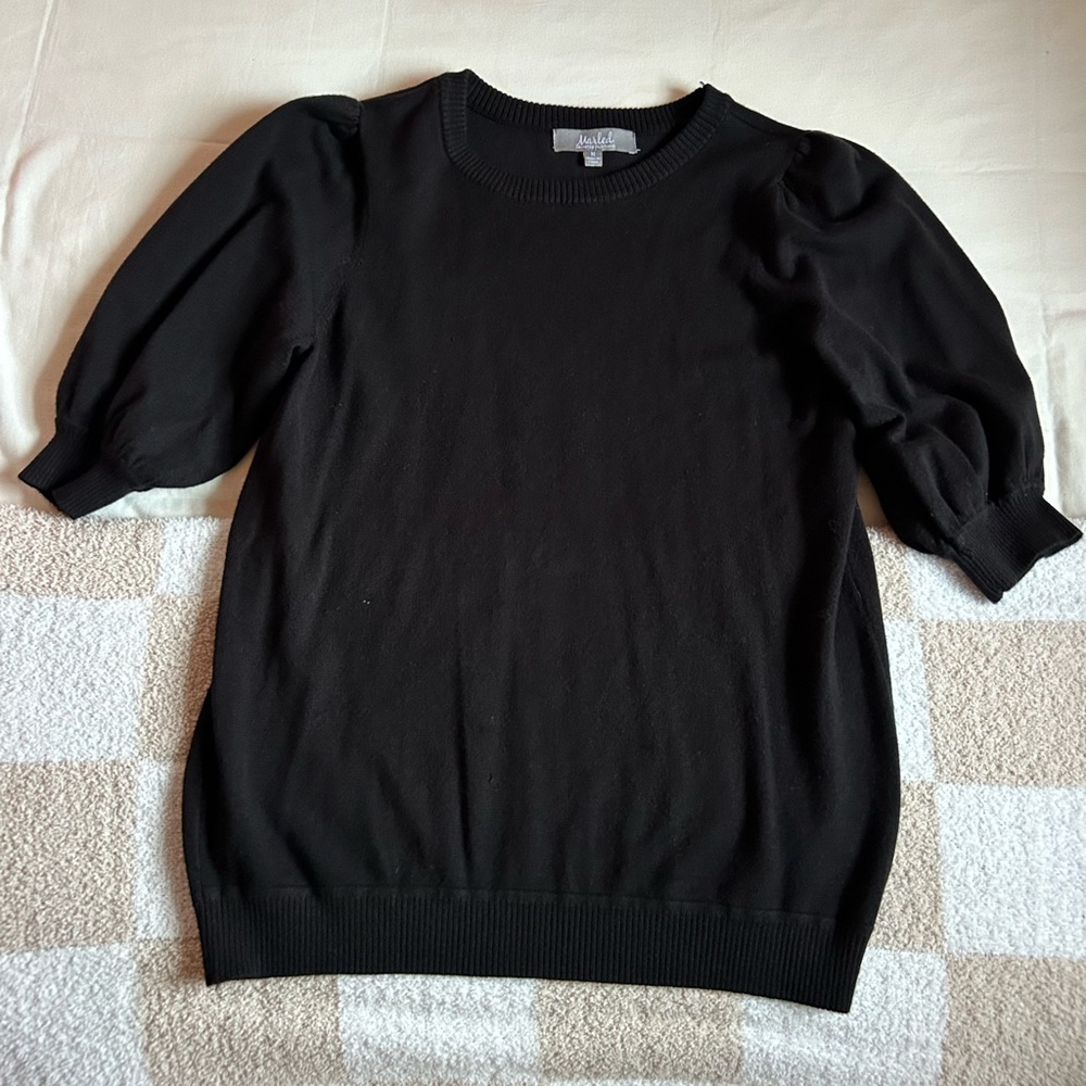 Black Sweater Top